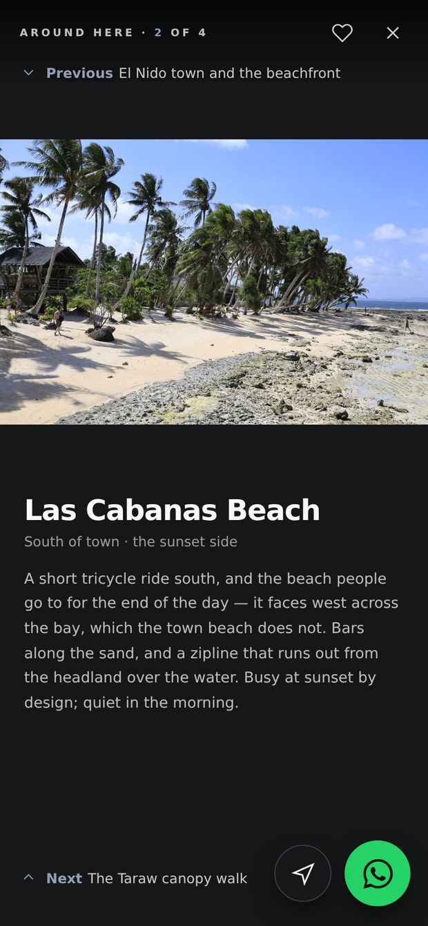 One beach open, with the owner's advice.